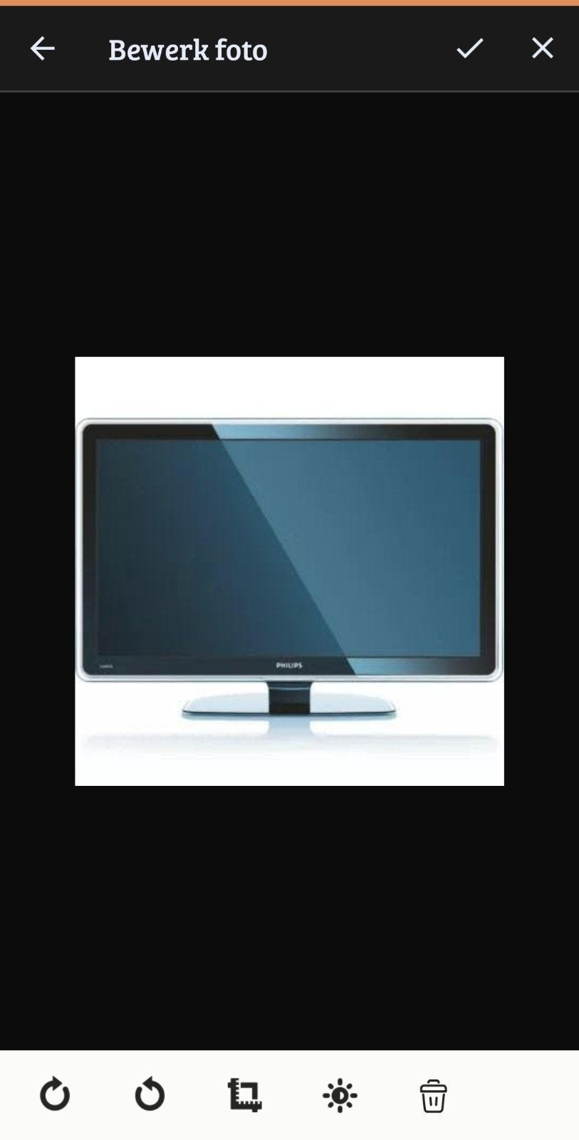 Philips LCD TV Ambilight 37 inch, Audio, Tv en Foto, Televisies, Philips, Gebruikt, 50 Hz, 80 tot 100 cm