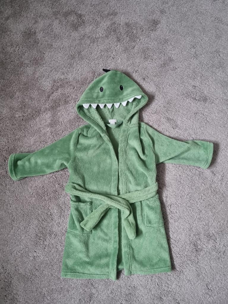 Leuke groene dinosaurus badjas voor kinderen, Ophalen, Gebruikt, Onbekend, Jongen of Meisje