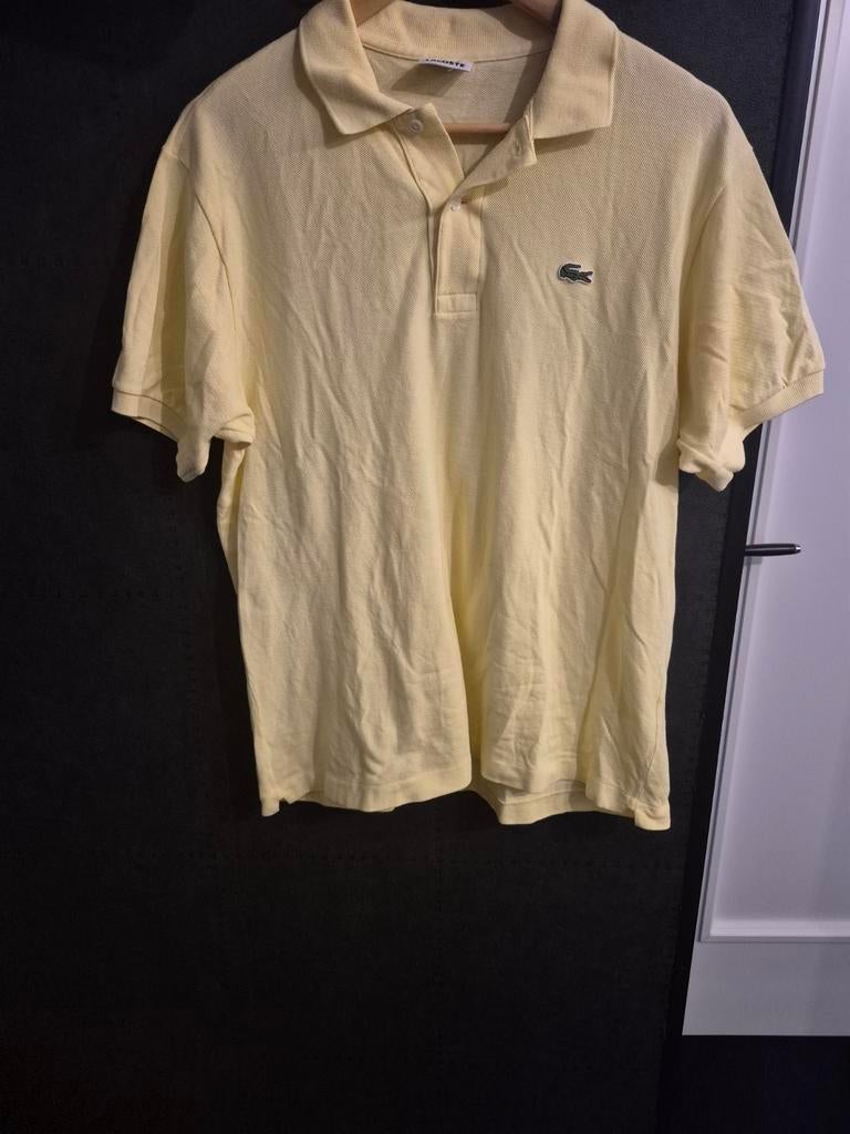 Lacoste polo shirt, Kleding | Heren, Verzenden, Zo goed als nieuw, Geel