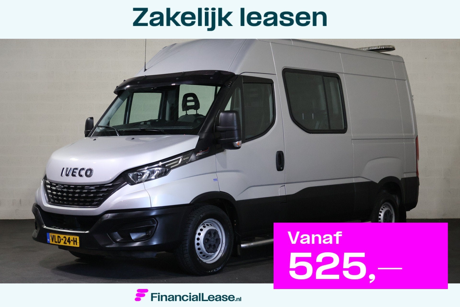 Iveco Daily 35S21 Hi-Matic Automaat DC 3.5T Trekhaak, Automaat, Dealer onderhouden, Gebruikt, Euro 6