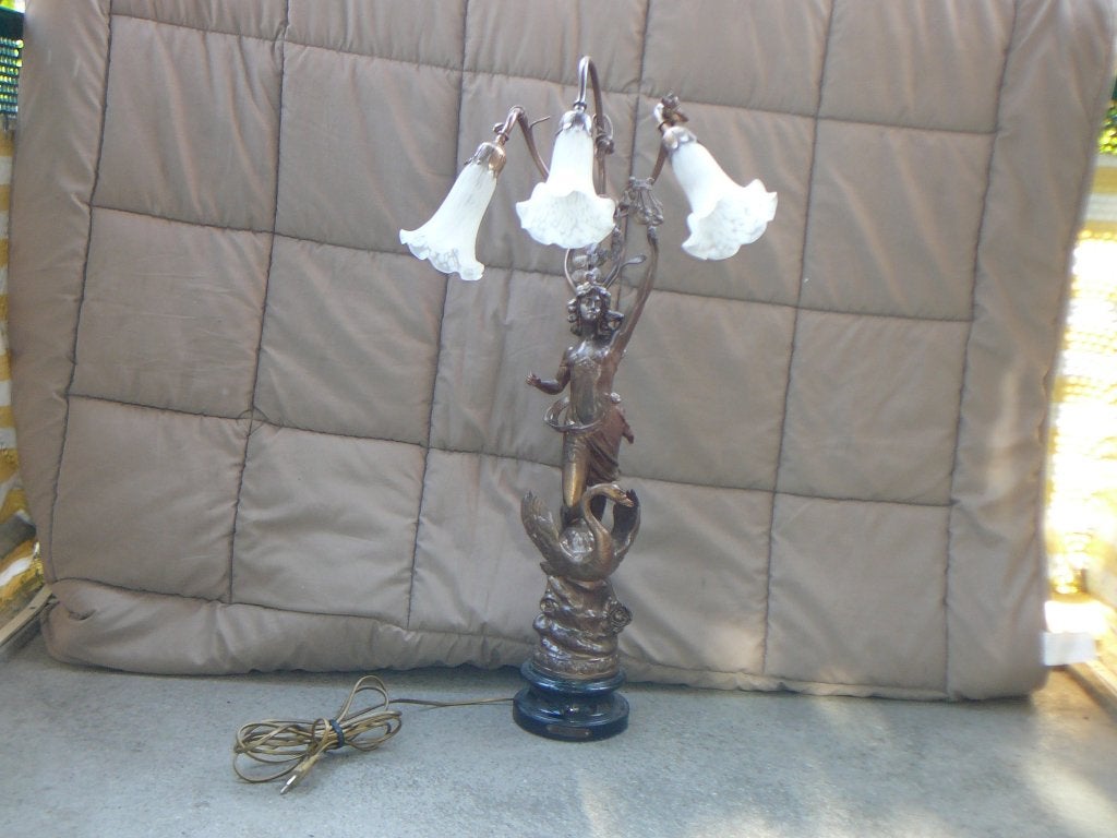 Zeer mooie antieken lamp van circa 1900, Antiek en Kunst, Ophalen