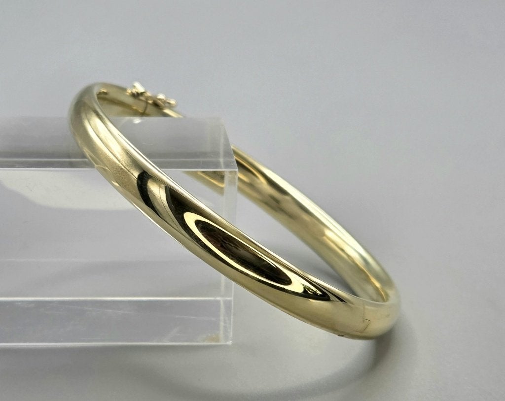 Gouden classic bangle/slavenarmband. 2026/682.  20.2 Gram., ., Ophalen of Verzenden, Zo goed als nieuw, .