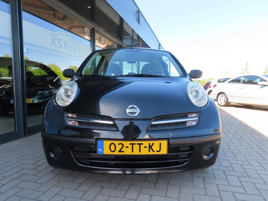 Nissan MICRA 1.2 Visia Airco Elektrisch Pakket 2007, Auto's, Gebruikt, 4 cilinders, Zwart, Origineel Nederlands