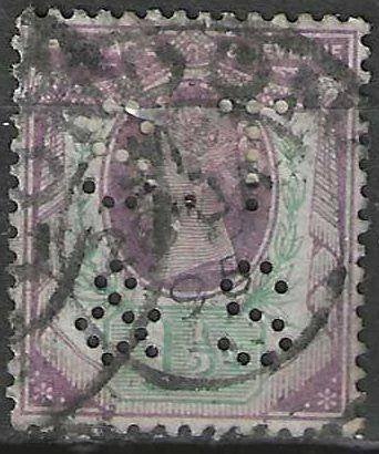 Groot-Brittannie 1887/1900 - Yvert 93perf - Victoria (ST), Verzenden, Gestempeld