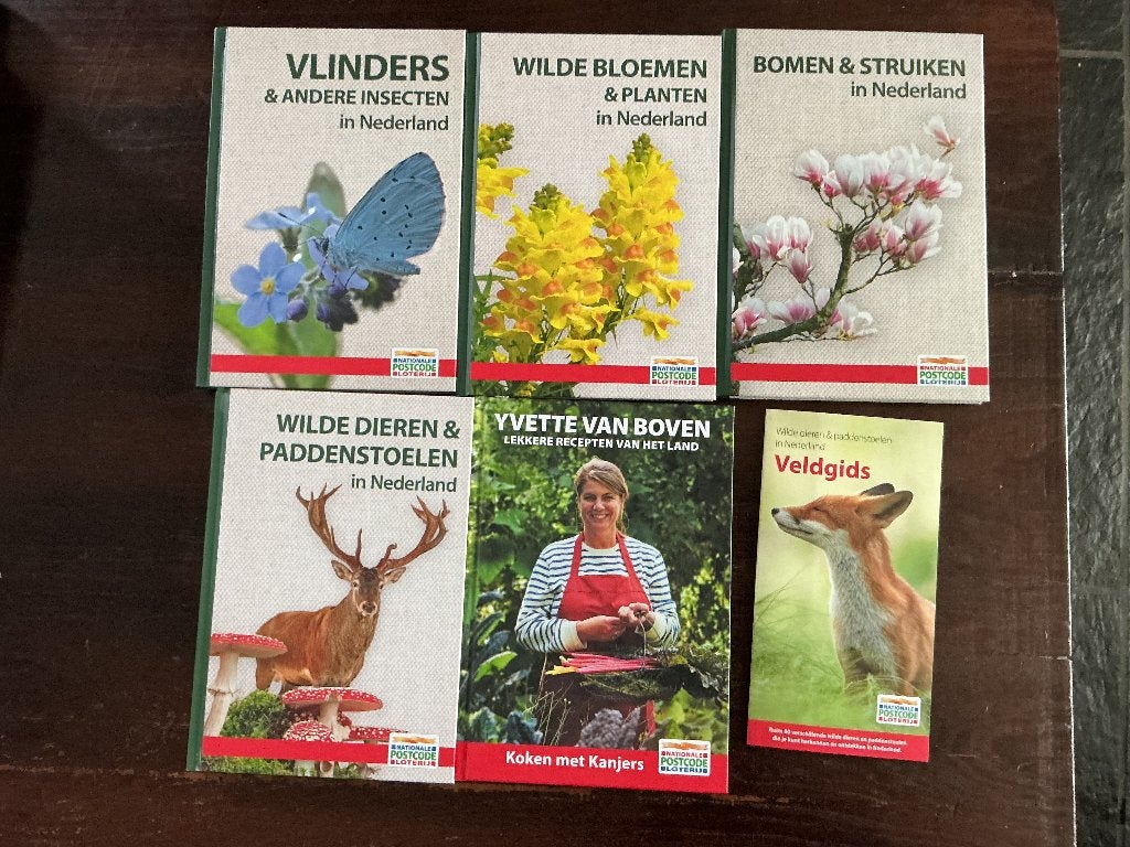 Postcode loterij boeken, Boeken, Ophalen, Nieuw