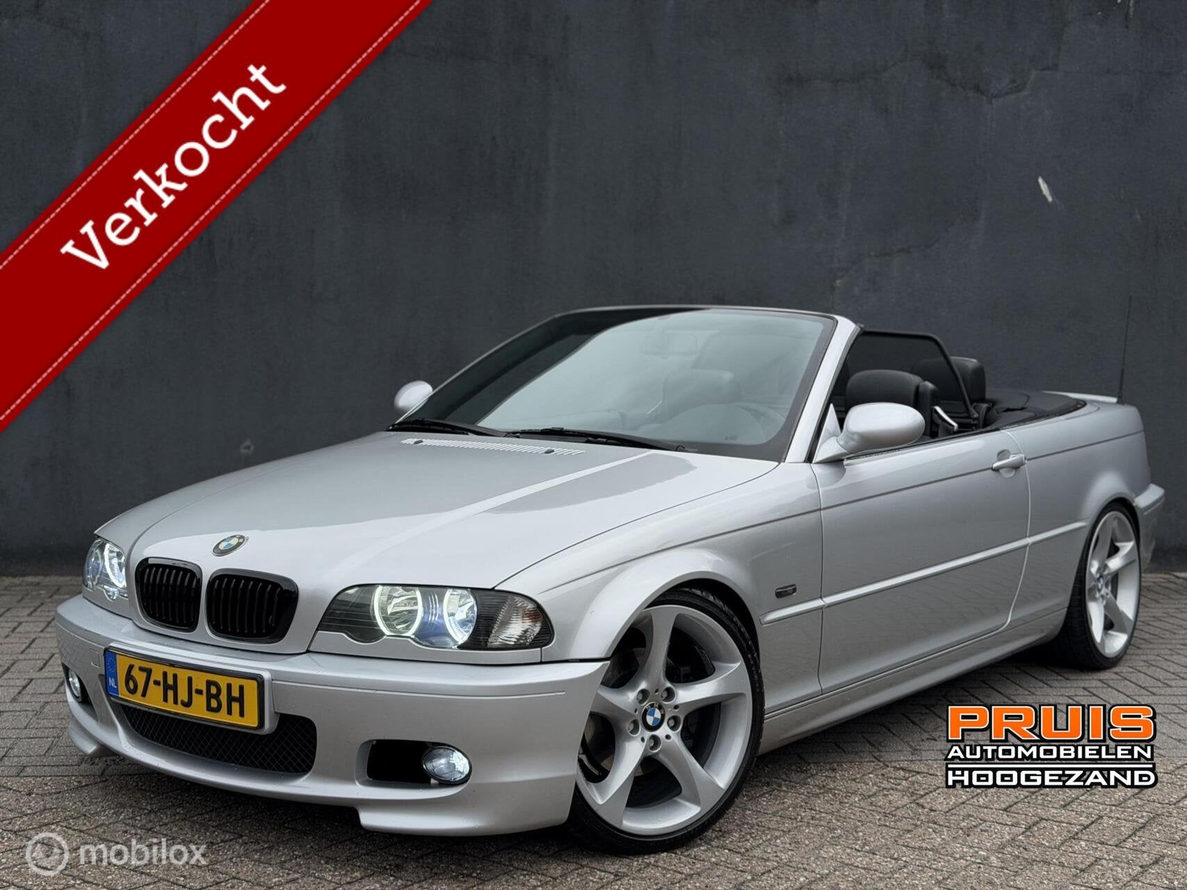 BMW 3-serie Cabrio 323Ci Exe M-Pakket-LEDER- *GEEN ROEST*, Auto's, BMW, Achterwielaandrijving, Gebruikt, 2494 cc, Cabriolet