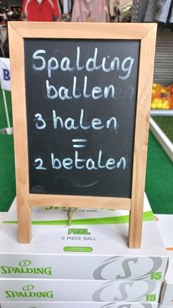 Spalding golfballen (nieuw) 3 = 2, Ophalen of Verzenden, Nieuw, Bal(len), Overige merken