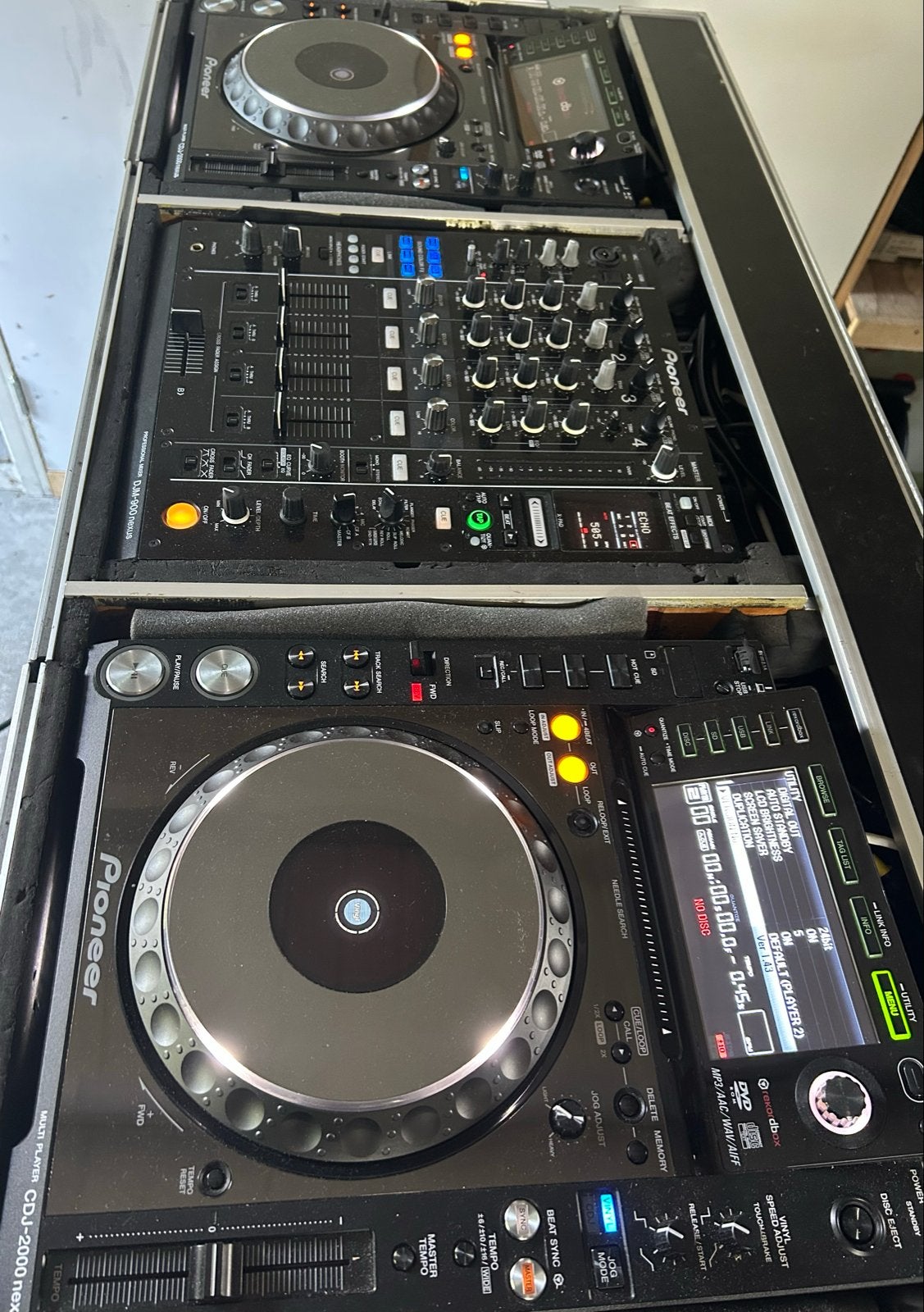 Pioneer DJ Set: 2x CDJ-2000 Nexus, 1x DJM-900 Nexus, Muziek en Instrumenten, Dj-sets en Draaitafels, Ophalen, Gebruikt, Dj-set