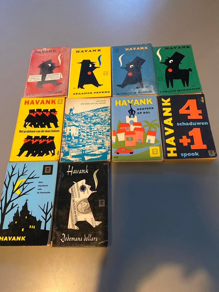 Grote collectie Havank boeken - 21 stuks, Boeken, Detectives, Gelezen, Ophalen of Verzenden