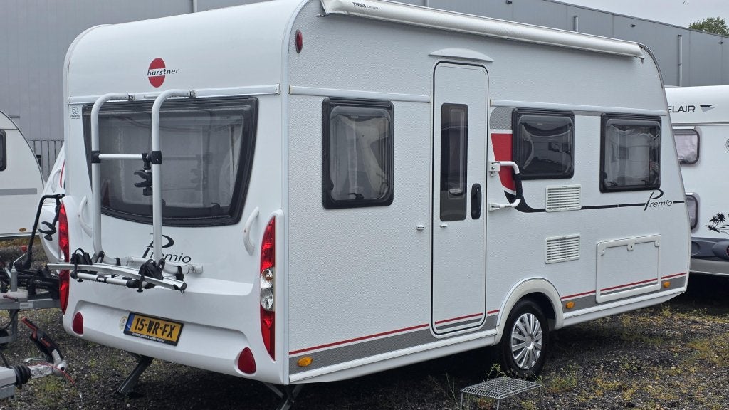 Bürstner Premio 435 TS, Caravans en Kamperen, Caravans, Standaardzit, Schokbreker, Bedrijf, Tot en met 3