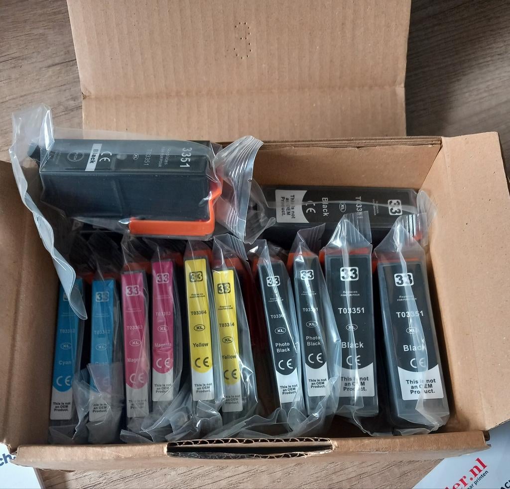 Nieuwe inktcartridges voor diverse Epson printers, Ophalen of Verzenden, Nieuw