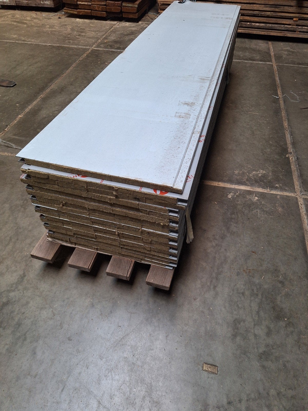 Systeemwand  wand rvs geïsoleerd  paneel 21,5m2, Doe-het-zelf en Verbouw, Platen en Panelen, Ophalen of Verzenden, Nieuw