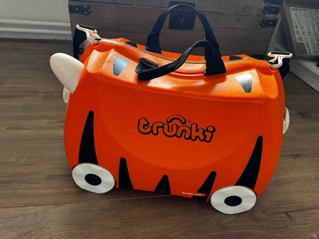 Trunki kinder reiskoffer - Tijger, Gebruikt, Hard kunststof, Minder dan 50 cm, Minder dan 35 cm
