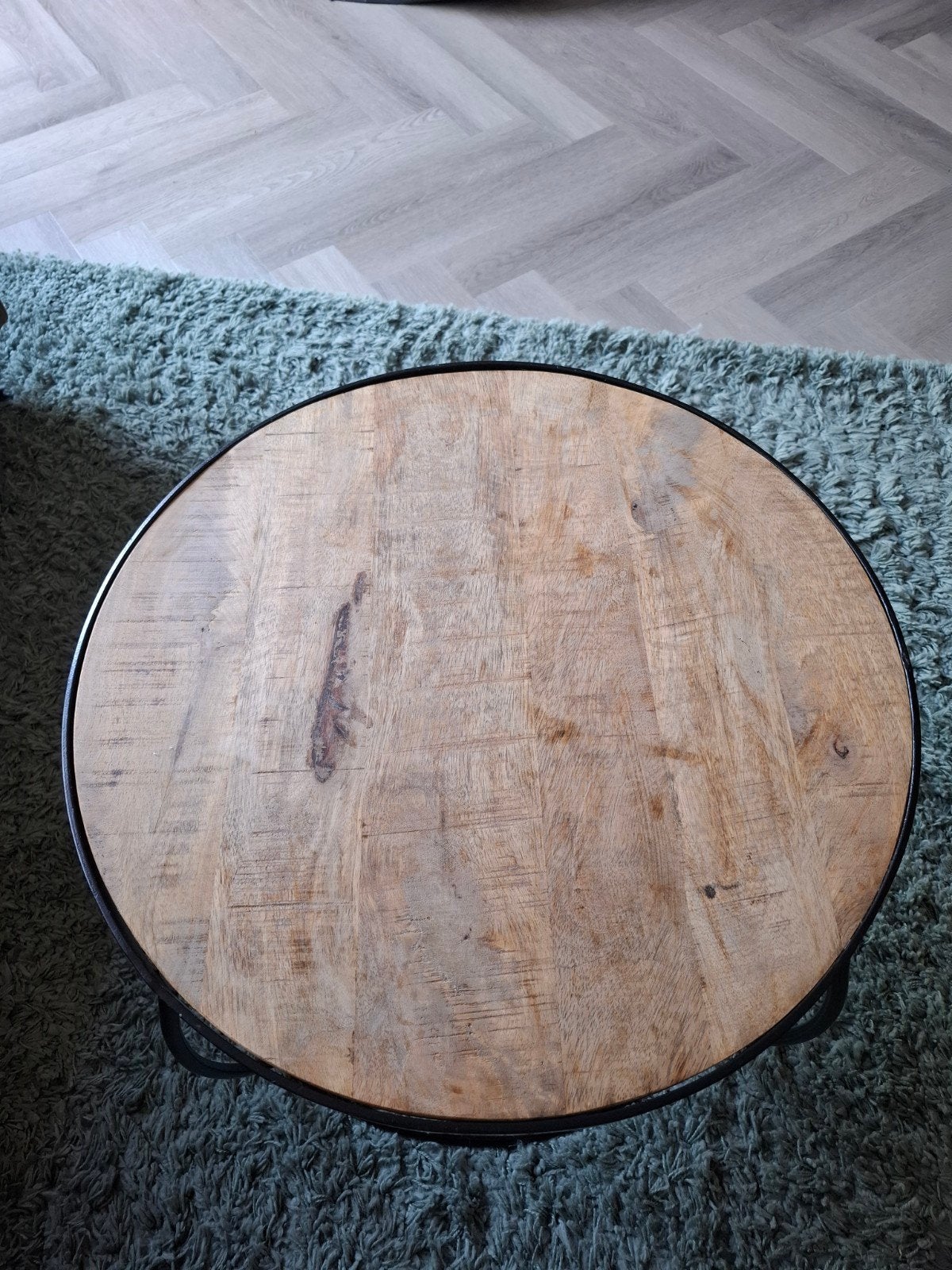 2 manco houten salon tafels, Ophalen of Verzenden