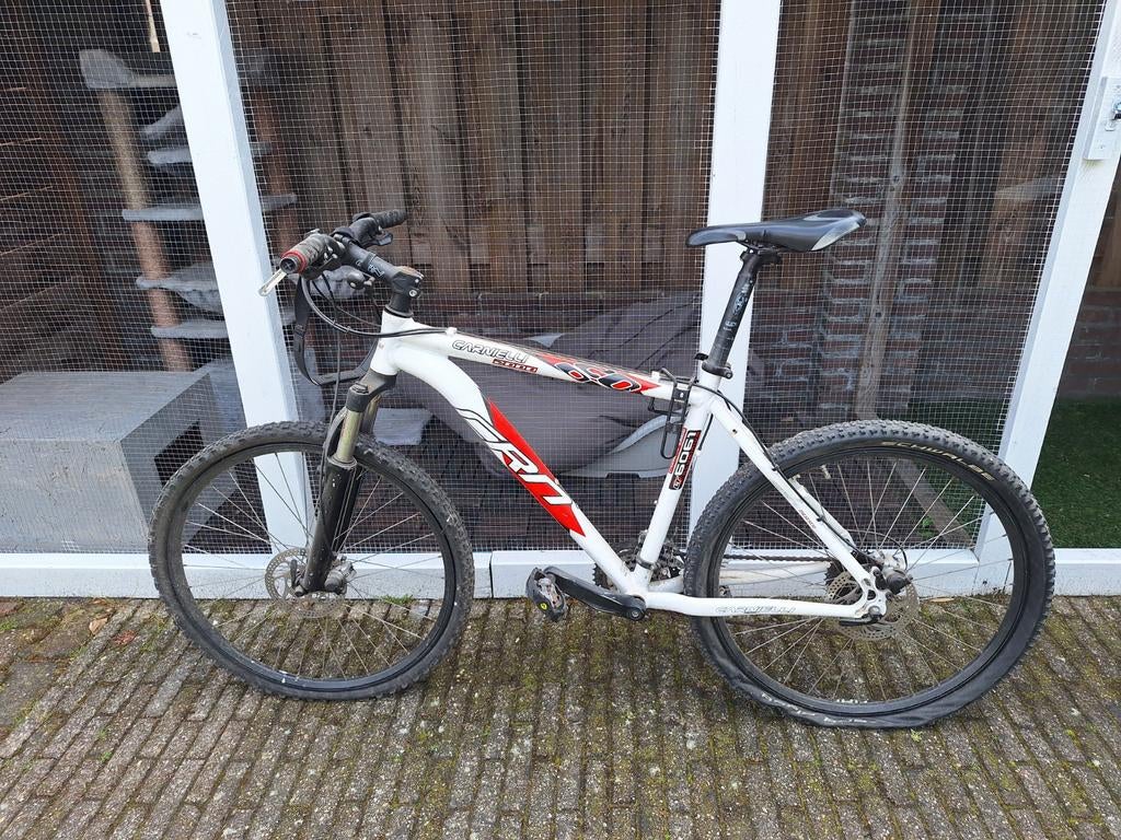 Mountainbike met lekke banden - opknapper, Gebruikt, Hardtail, Heren, Schijfrem