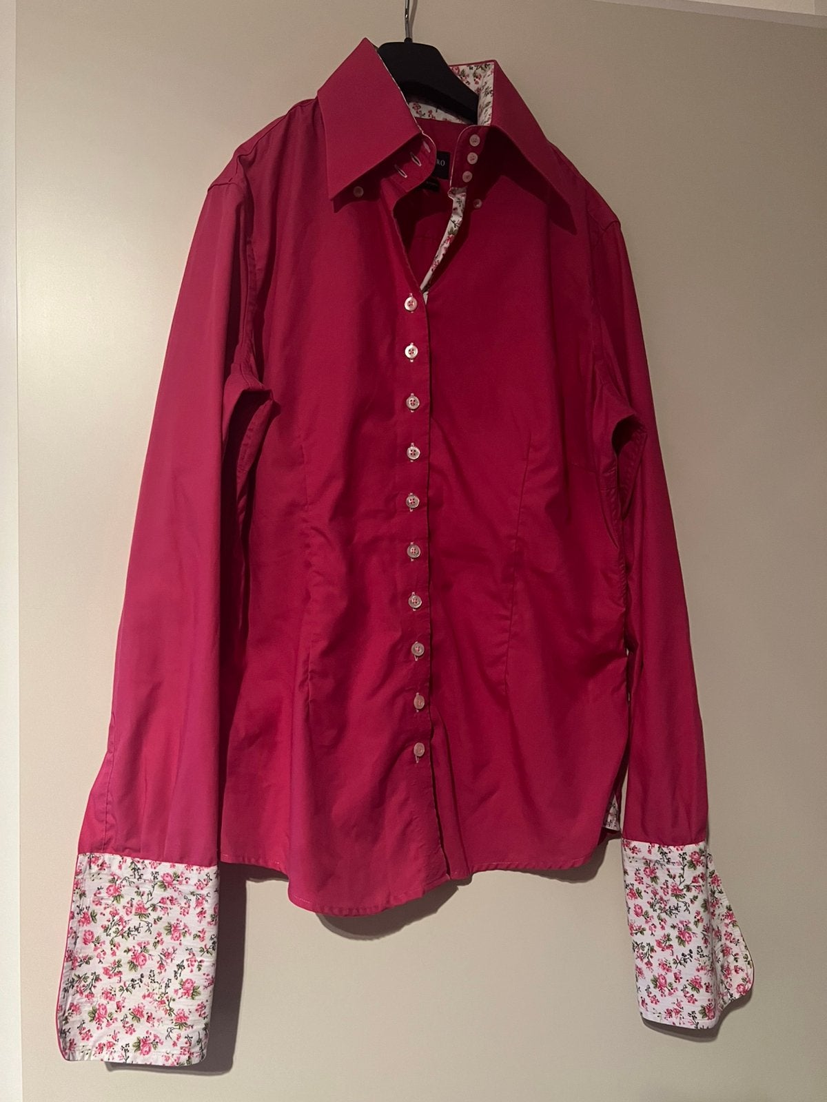 Cavallaro Napoli mooie blouse/ maat 42, Verzenden, Zo goed als nieuw, Maat 42/44 (L), Roze