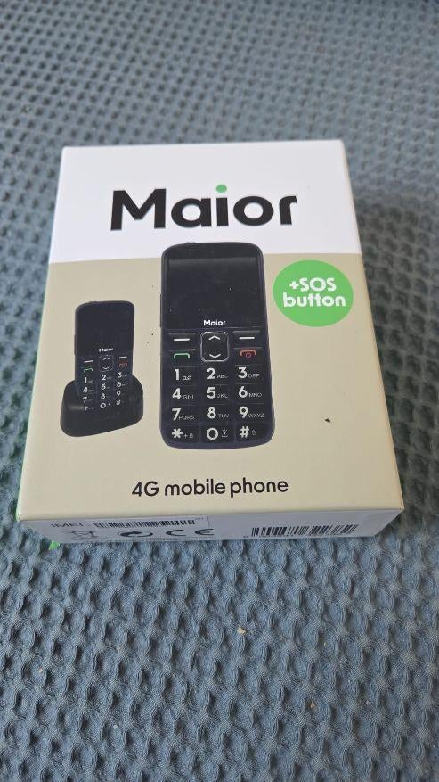 Senioren telefoon  4G  met alarmknop splinternieuw, Ophalen, Nieuw, 1 handset