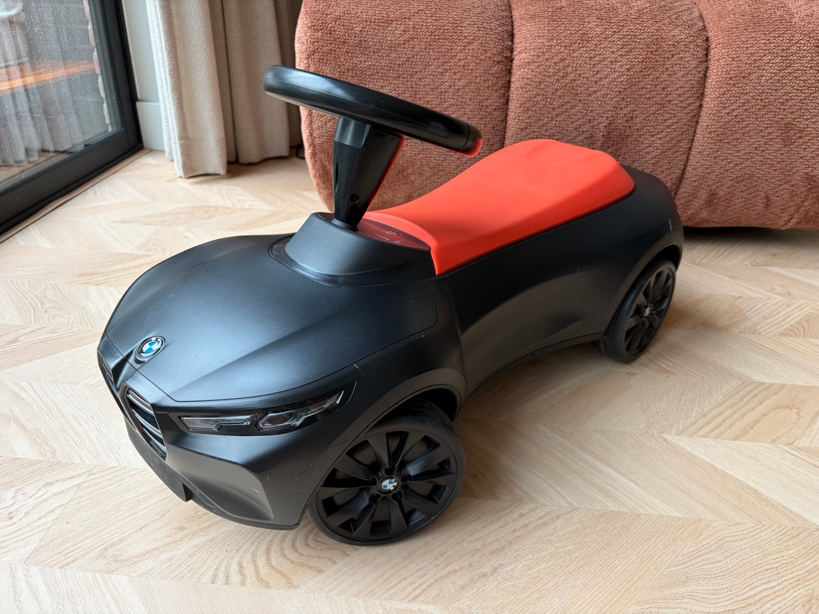 BMW loopauto baby racer - zeer weinig gebruikt, Ophalen, Zo goed als nieuw