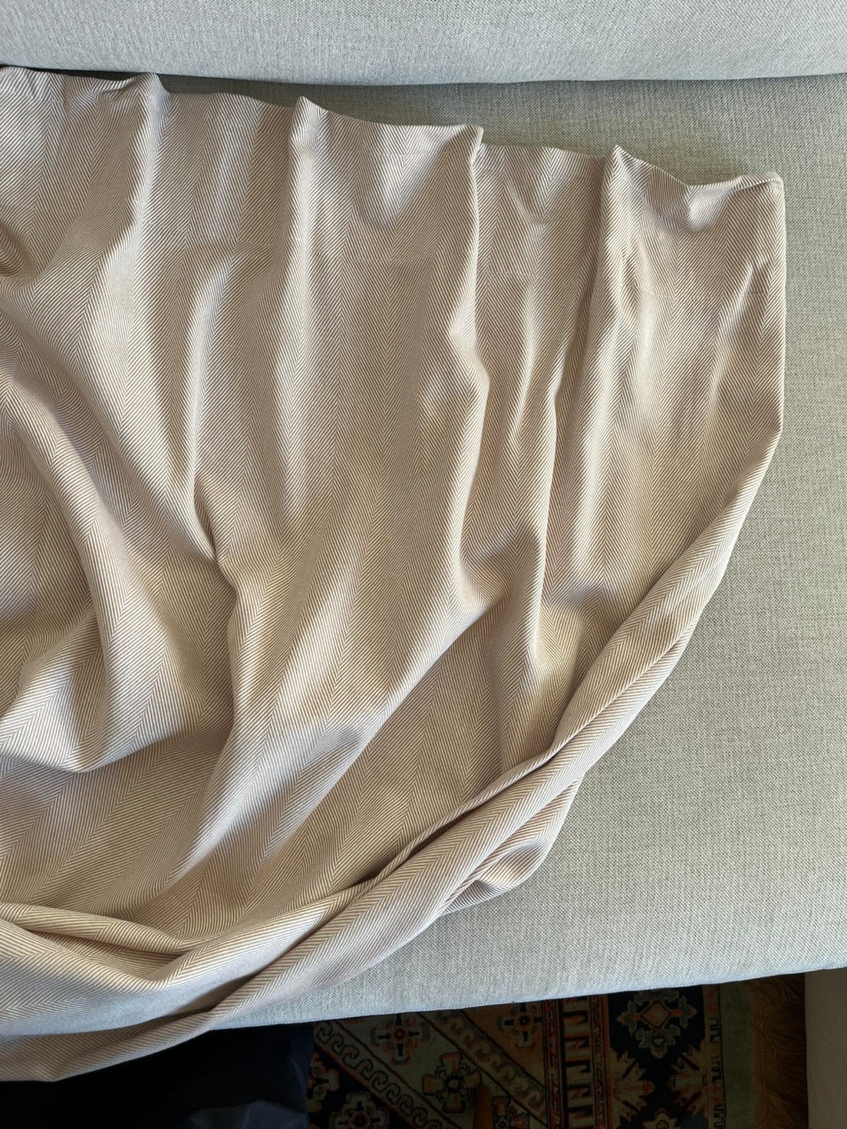 IKEA TIBAST Gordijnen - 145x300 cm - Beige/Grijs, Huis en Inrichting, Stoffering | Gordijnen en Lamellen, 100 tot 150 cm, 200 cm of meer