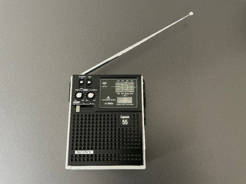 Sony Icf-5500M Captain wereldontvanger, Verzenden, Zo goed als nieuw, Wereldontvanger