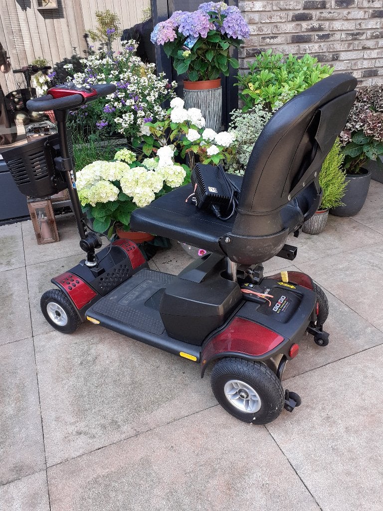 Inklapbare, compacte scootmobiel, Ophalen, 10 km/u of minder, 16 t/m 25 km, Gebruikt