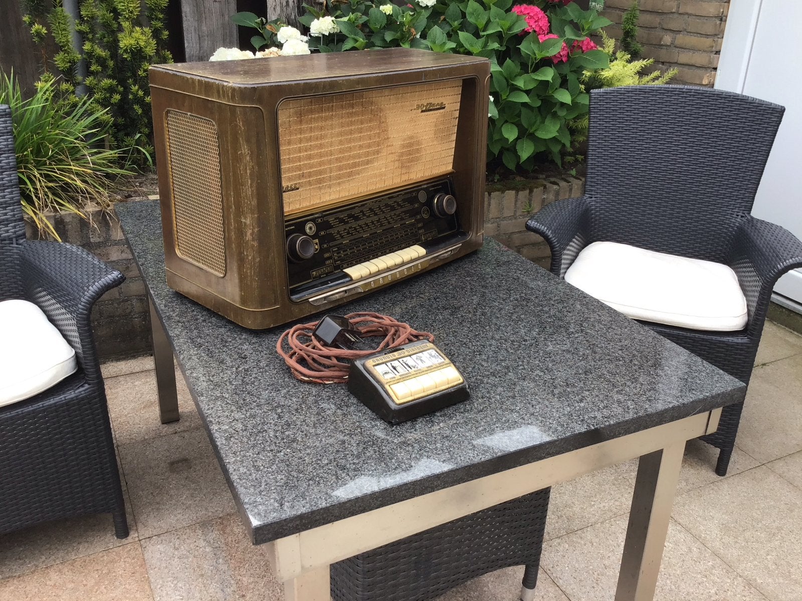 Grundig Radio Type 3055/56 uit jaren '50 - Restauratieprojec, Ophalen, Niet werkend, Grundig