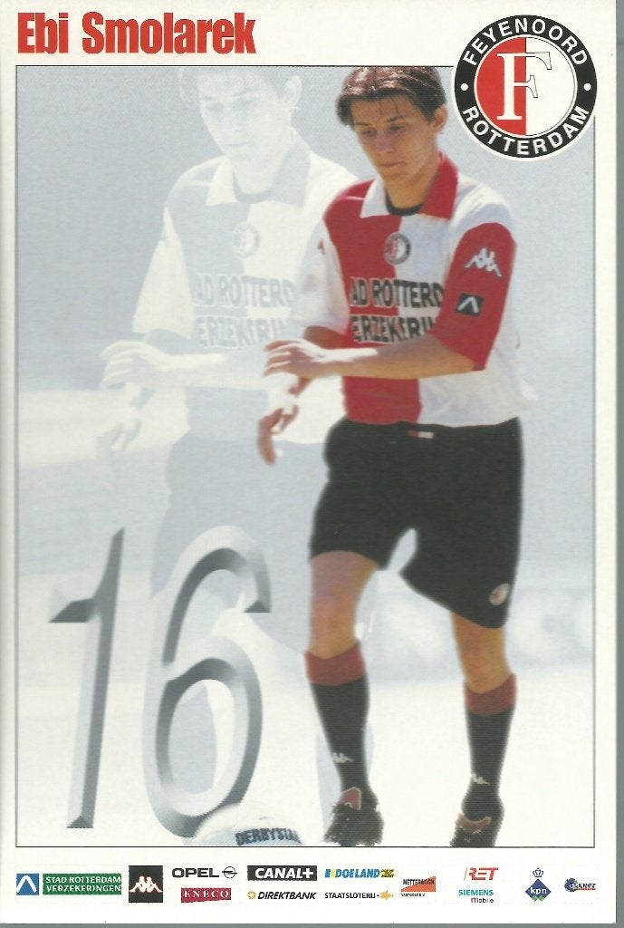 2001-2002 fotokaarten spelers Feyenoord 10x, Ophalen of Verzenden, Zuid-Holland