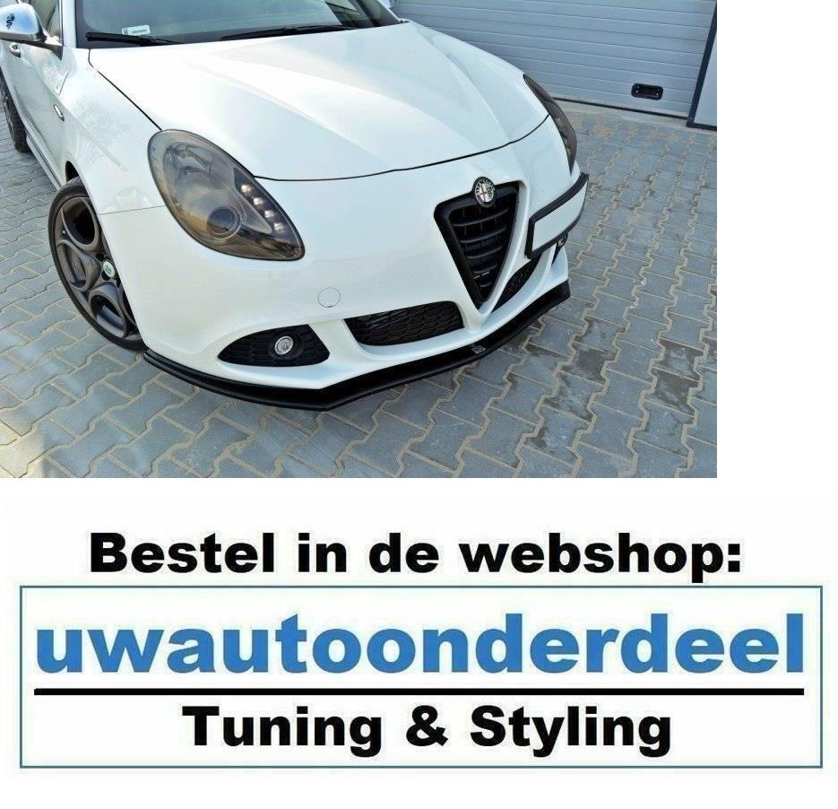 Spoiler Voorspoiler Lip Splitter Voor Alfa Romeo Giulietta, Verzenden, Automotive Parts, A.parts@hotmail.nl, Trasmolenlaan 12 3447 GZ Woerden