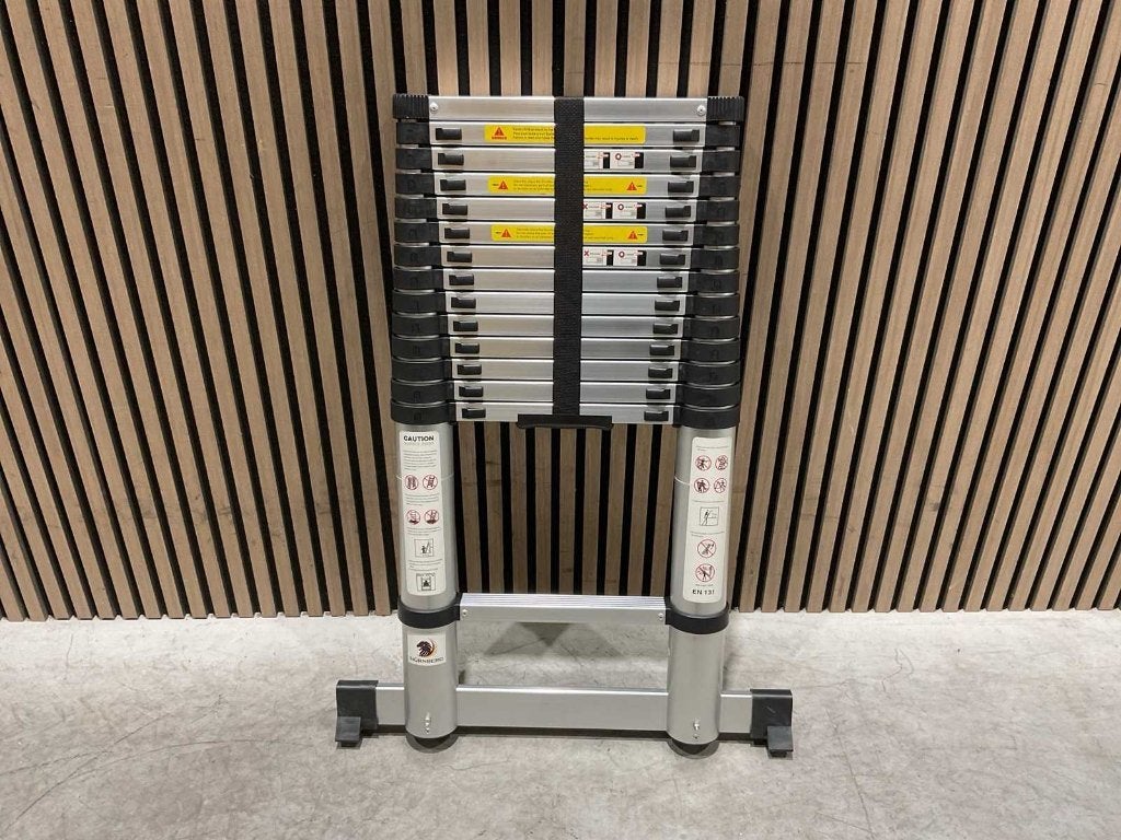 NürnBerg Telescoopladder 4.4M Aluminium twee modellen‼️, Ophalen, Nieuw, Opvouwbaar of Inschuifbaar, 4 meter of meer
