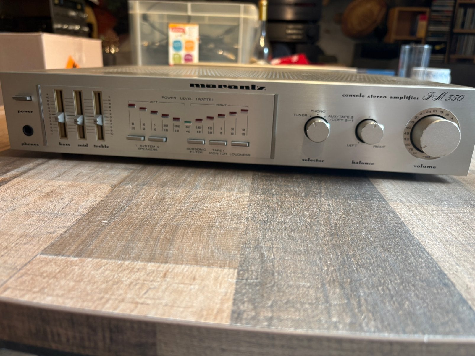 MARANTZ PM 350, Ophalen of Verzenden, Gebruikt, Minder dan 60 watt, Marantz
