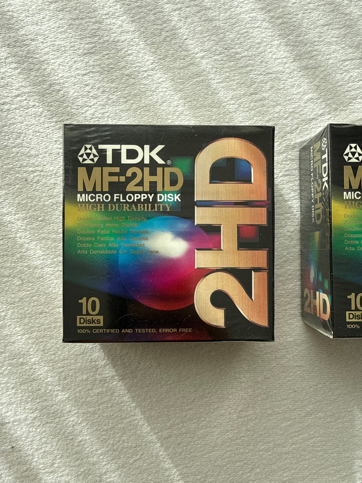 2x TDK MF-2HD Micro Floppy Disk (10 stuks) - Nieuw in folie, Computers en Software, Ophalen of Verzenden, Nieuw