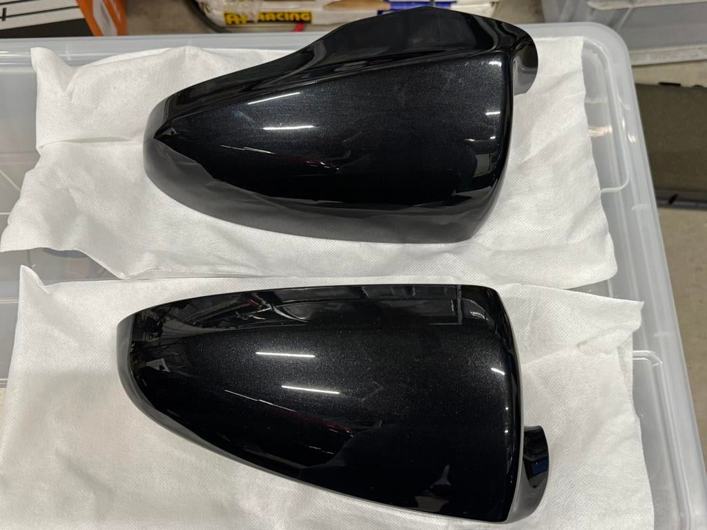F10 m5 spiegelkappen Saffier zwart metallic, Ophalen of Verzenden, Gebruikt, BMW