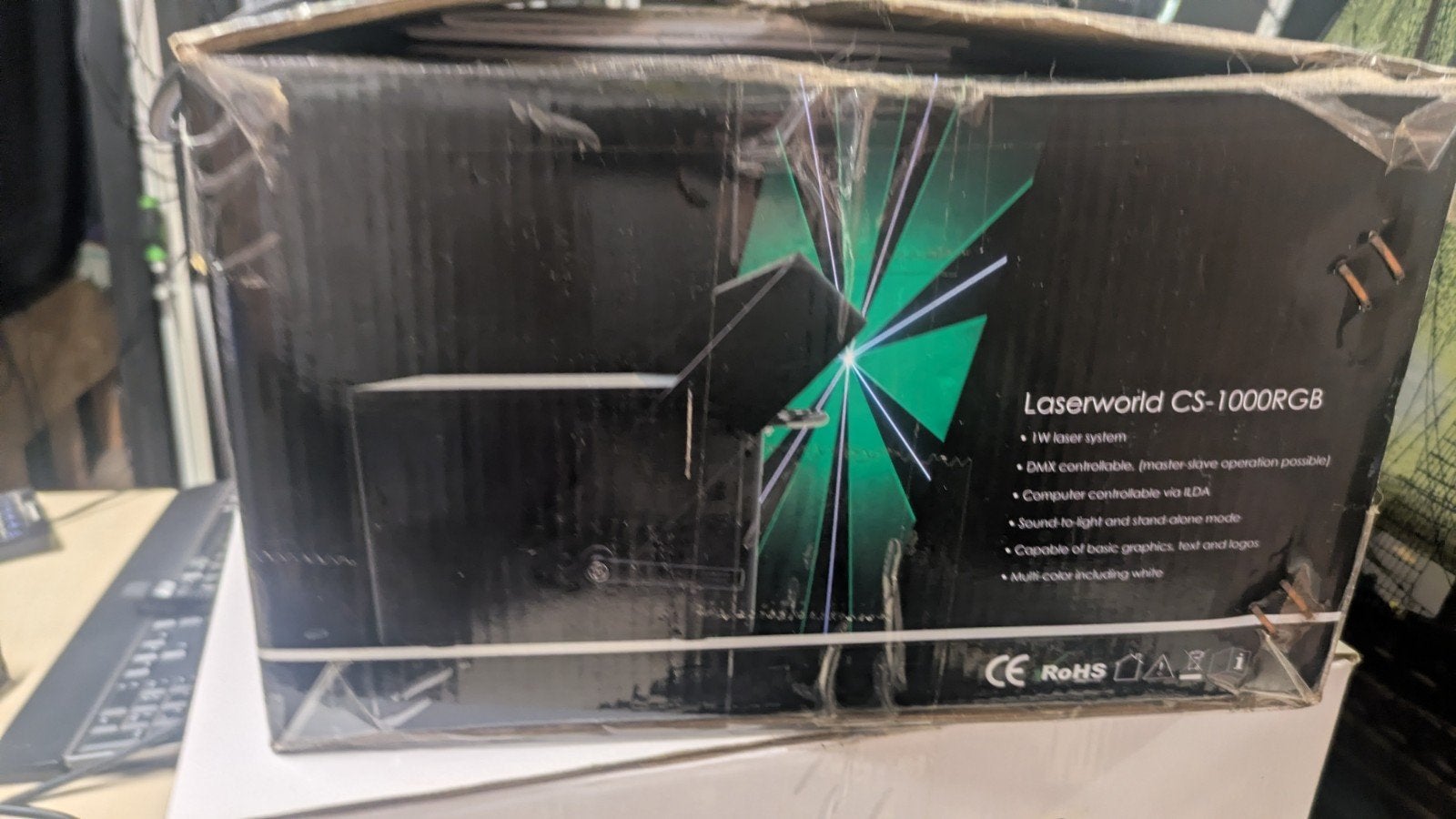 Laserworld CS-1000RGB MK 3, Ophalen of Verzenden, Zo goed als nieuw, Laser, Geluidgestuurd