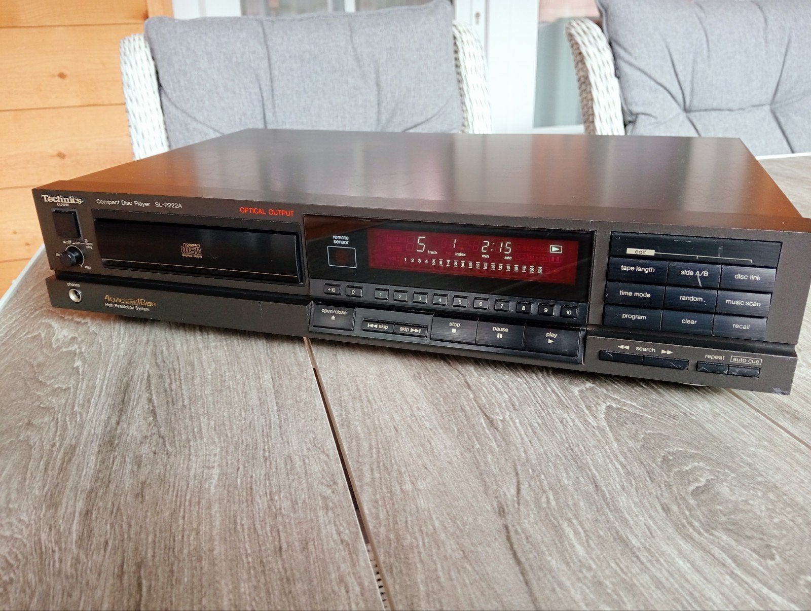 Technics SL-P222A CD speler, Audio, Tv en Foto, Cd-spelers, Ophalen of Verzenden, Gebruikt, Technics