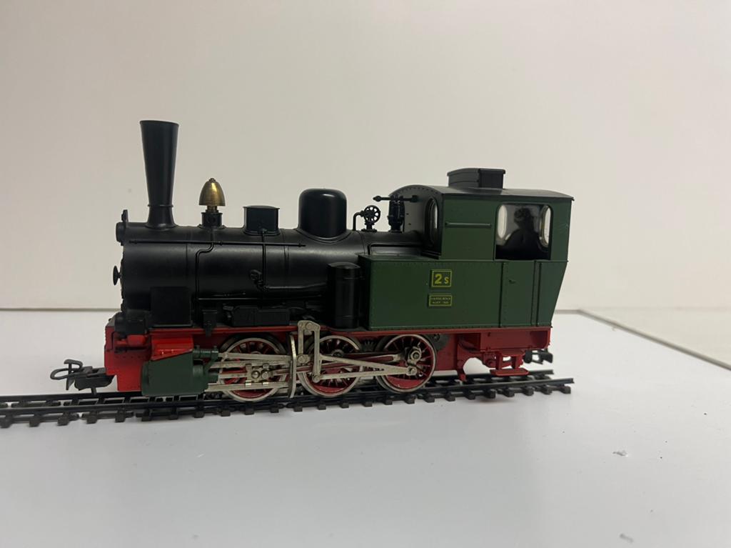 Marklin Minex 3400 stoomlok Schaal 0e, Wisselstroom, Gebruikt, Locomotief, Ophalen of Verzenden