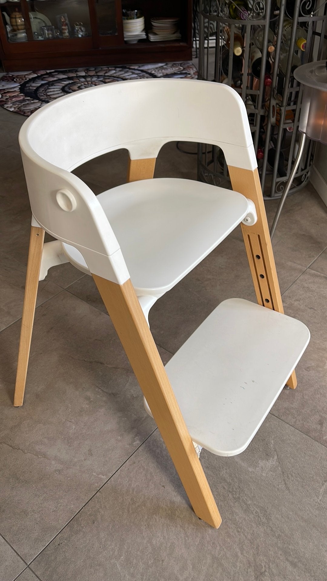 Stokke steps kinderstoel, Kinderen en Baby's, Ophalen, Zo goed als nieuw, Meegroeistoel