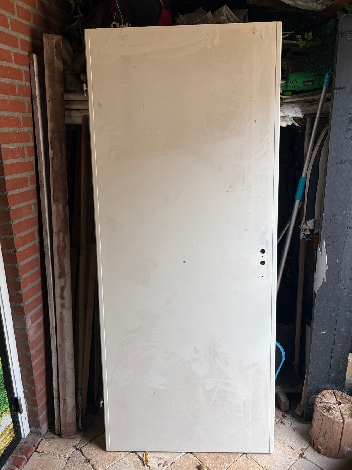 Gebruikte binnendeur, wit, zonder kozijn, Ophalen, Gebruikt, 80 tot 100 cm, Binnendeur
