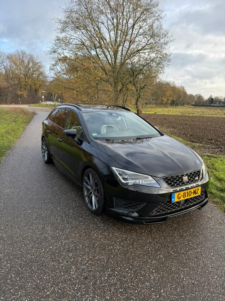 Seat Leon Cupra 2.0 TSI 280PK Dsg-6 2015 Zwart, 15 km/l, Zwart, 4 cilinders, 1984 cc