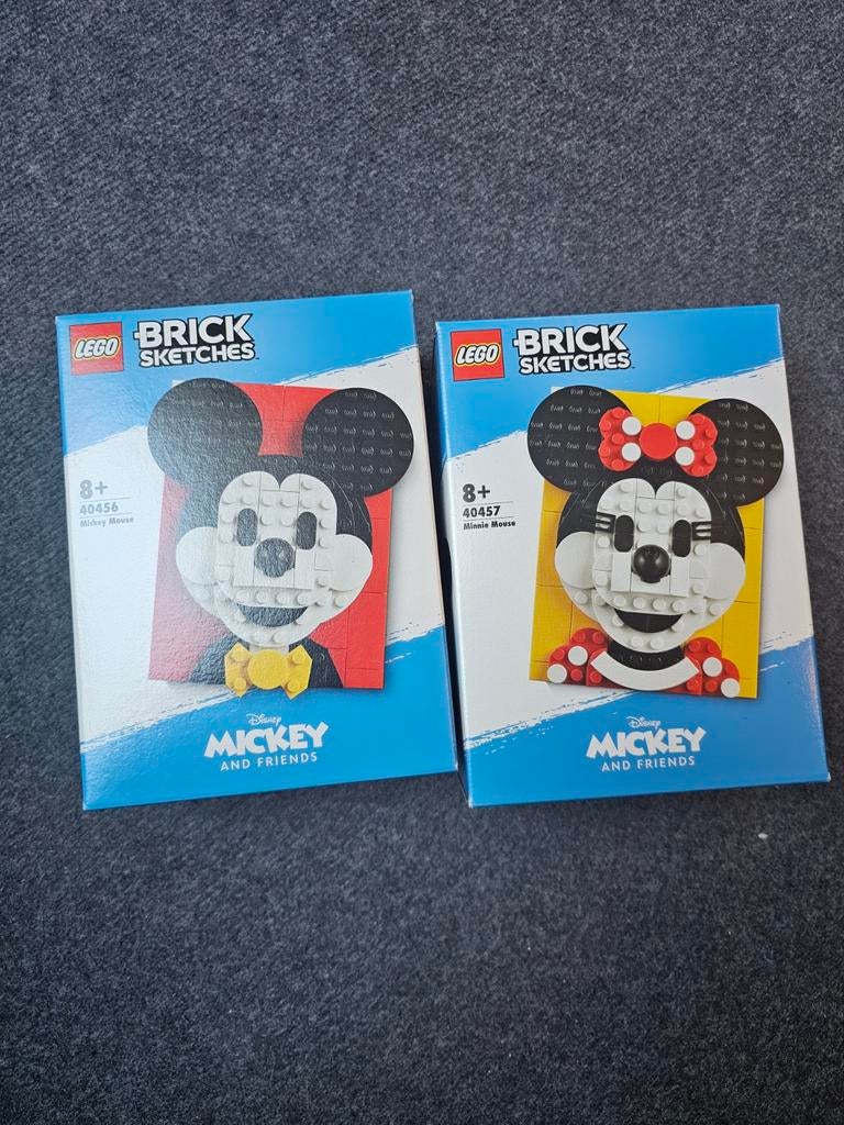 Lego Brick Sketches Mickey en Minnie Mouse 40456/40457, Ophalen of Verzenden