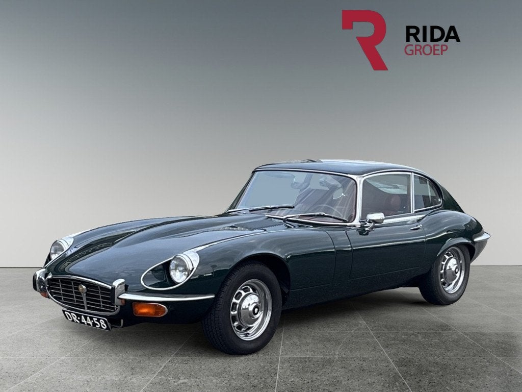 Jaguar E- Type 5.3 V12 2+2 automaat, Auto's, Leder, 5343 cc, Lederen bekleding, Automaat