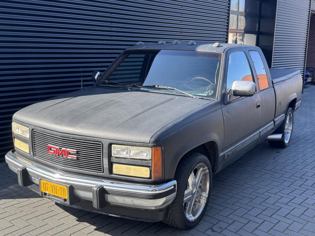GMC 1500 EXT. CAB. SIERRA| LPG| AUTOMAAT| VELVET| RUIGE AUTO, Auto's, Stof, Zwart, Geïmporteerd, 178 pk