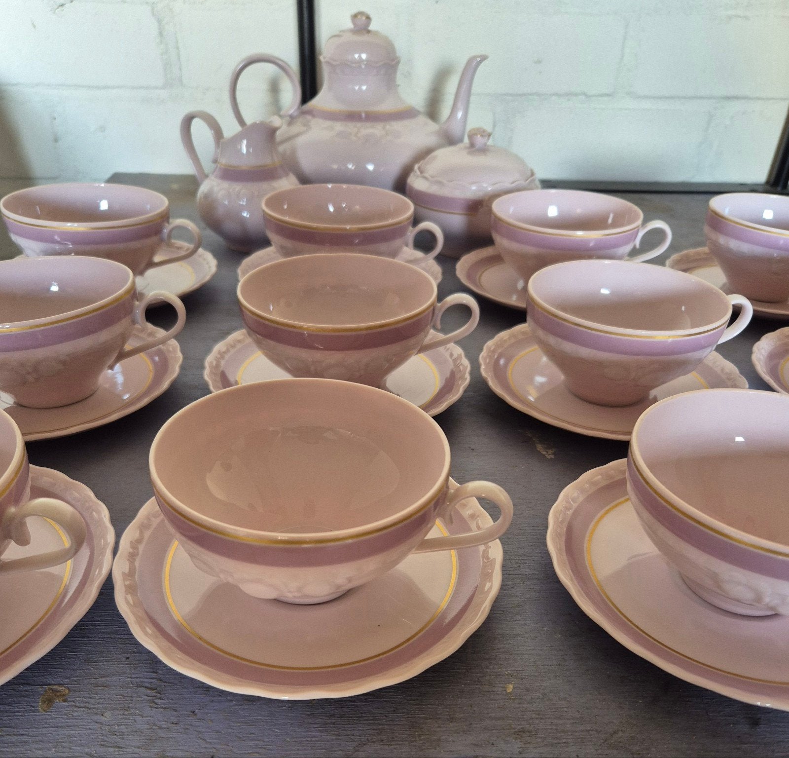 12 delig,  159 items hutschenreuther servies, Ophalen of Verzenden