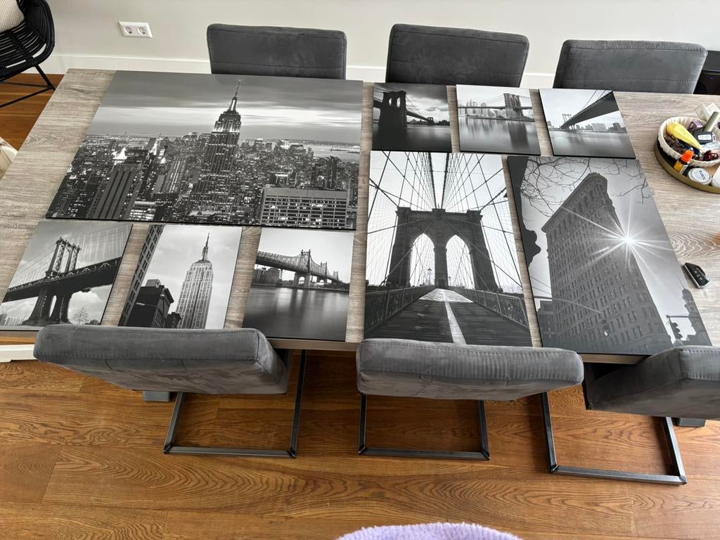 Muurdecoratie/schilderij IKEA, Huis en Inrichting, Ophalen, Oorspronkelijke maker, 125 cm of meer, Zo goed als nieuw