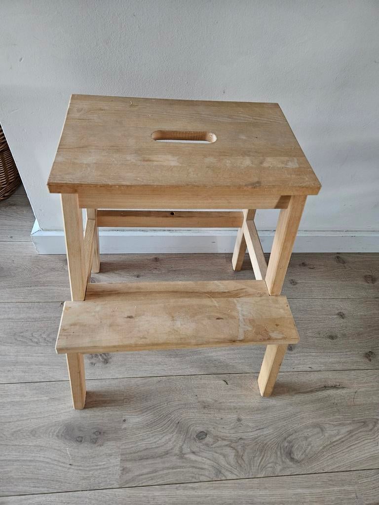Ikea bekväm kruk, Ophalen, Gebruikt, Hout
