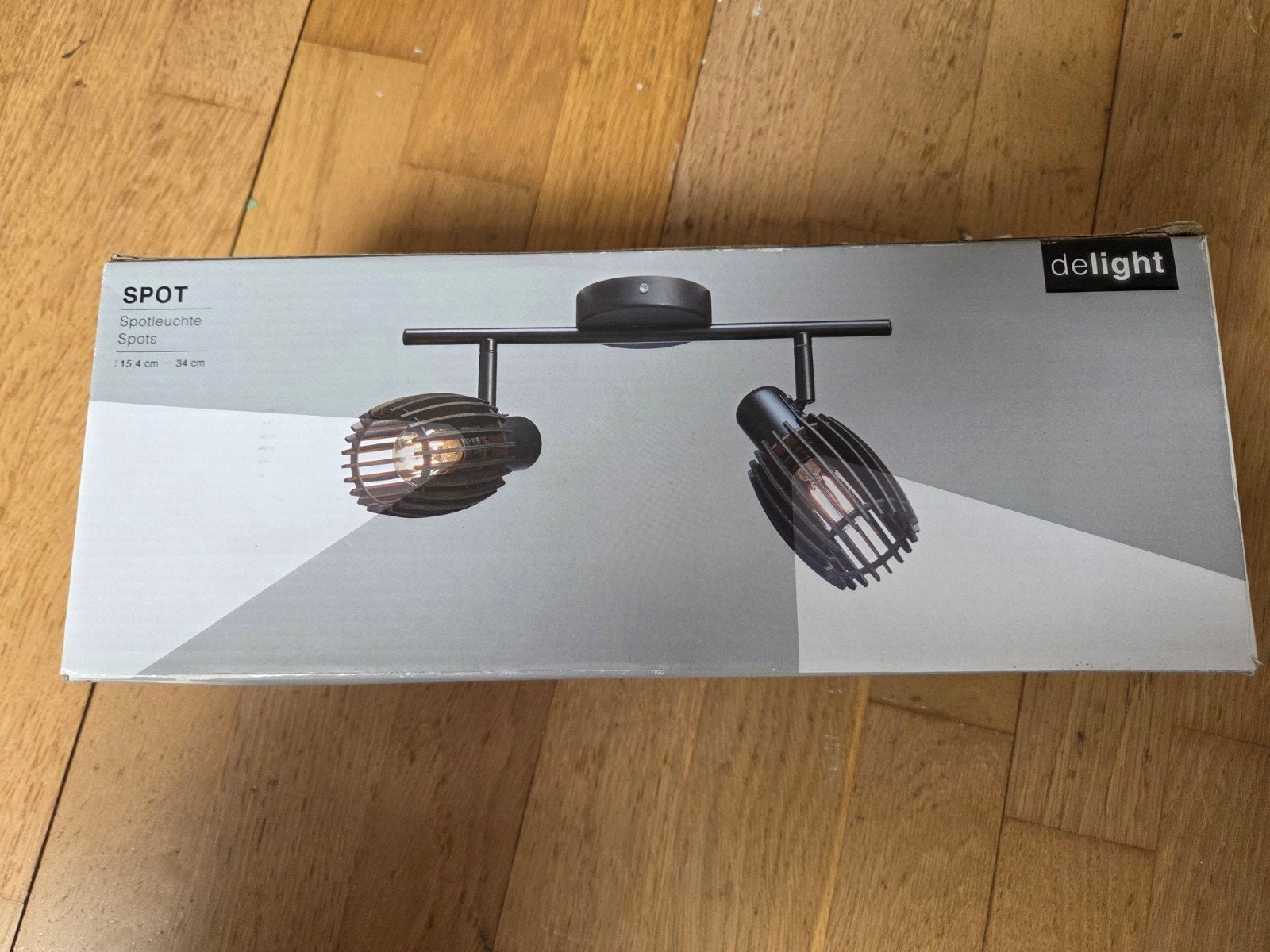 Nieuwe Delight Spotleuchte - 2x E14, Zwart (excl. lampen), Ophalen, Overige lichtbronnen, Overige merken, E14 (klein)
