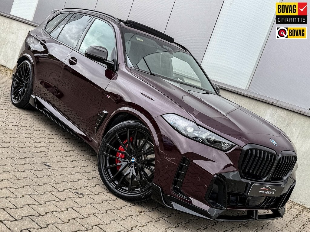 BMW X5 XDrive50e M-sport Performance Ametrin B&W Sky Alle op, Auto's, BMW, Automaat, 12 maanden, Gebruikt, Overige kleuren