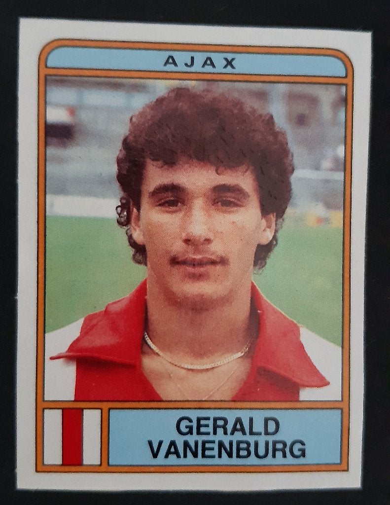 Panini Gerald Vanenburg (recup sticker) Ajax Voetbal 83 nr15, Verzenden, Gebruikt, Ajax, Poster, Plaatje of Sticker