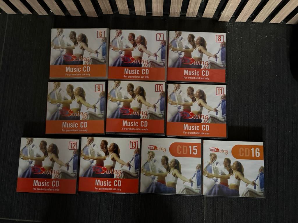 Club joy swing muziek cd 6-16 10 stuks, Cursus of Instructie, Alle leeftijden, Ophalen of Verzenden, Gebruikt