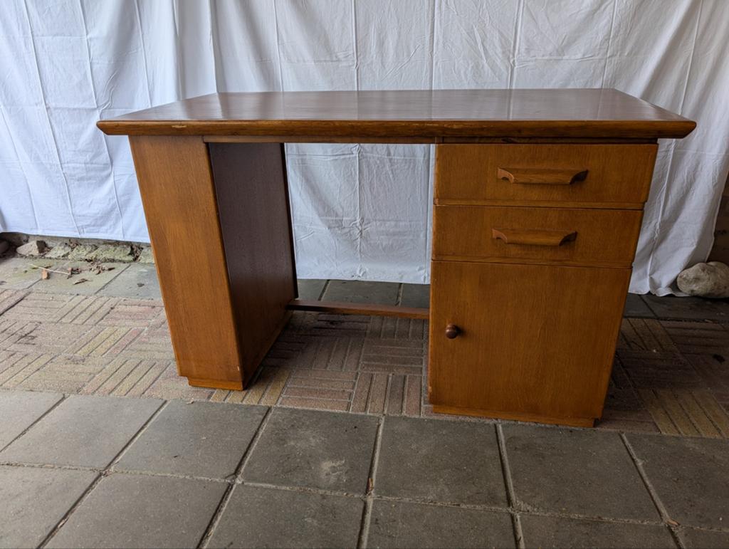 Prachtig Vintage Jaren '60 Bureau – Mid-Century Design, Ophalen, Gebruikt