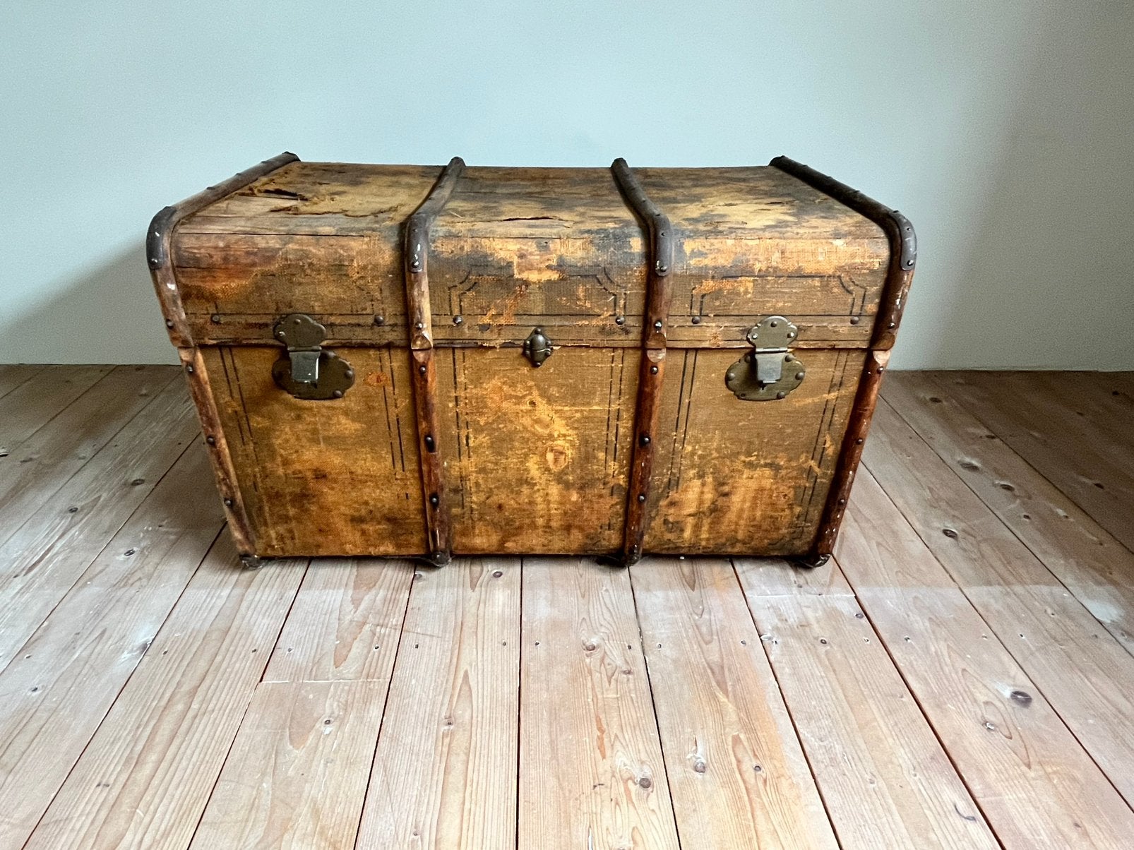 Oude hutkoffer, Ophalen, Gebruikt, Minder dan 50 cm